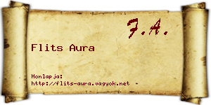 Flits Aura névjegykártya